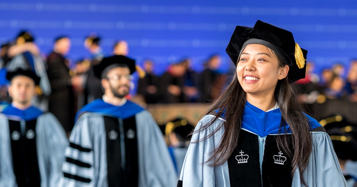 students graduating