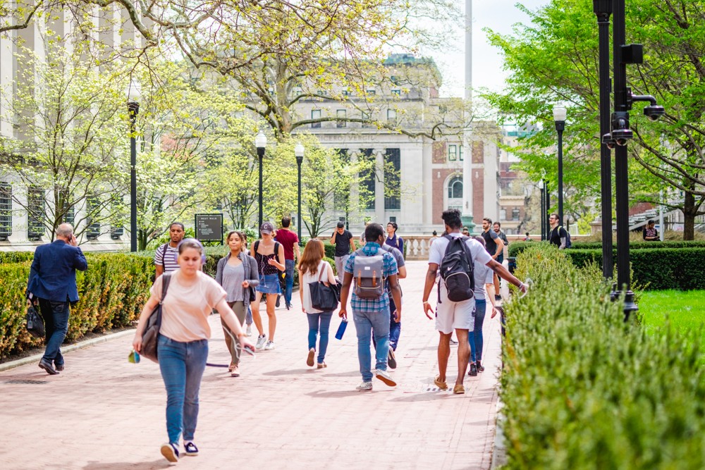 People walking